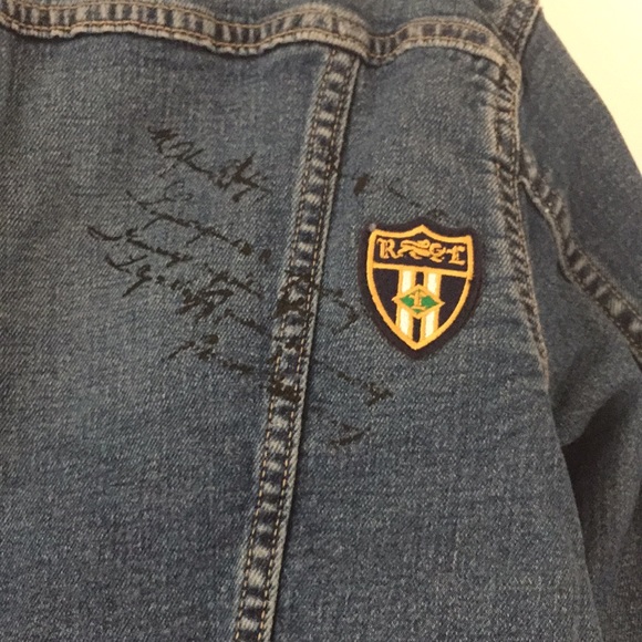 Ralph Lauren Jean Jacket distressed appliqués - Picture 7 of 8